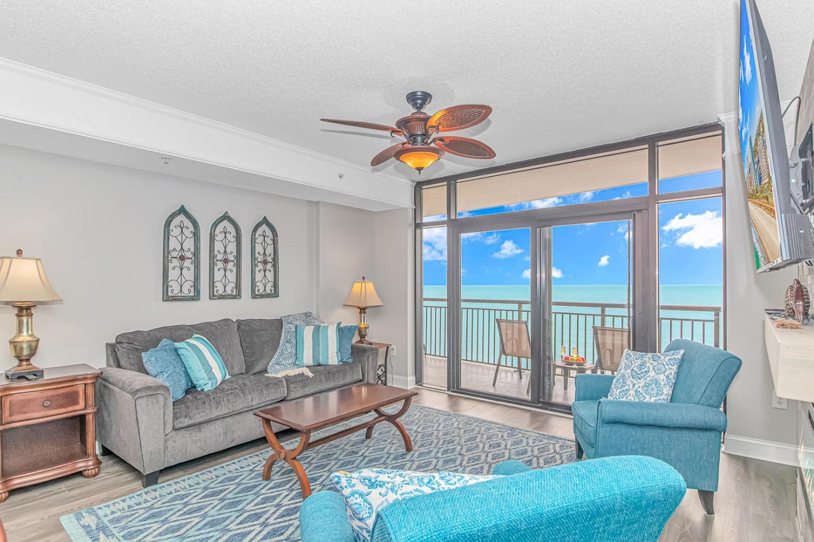 Stunning Double Balcony- Oceanfront 2 Bedroom, 2 Bath- Anderson Ocean Club 905 Myrtle Beach Esterno foto