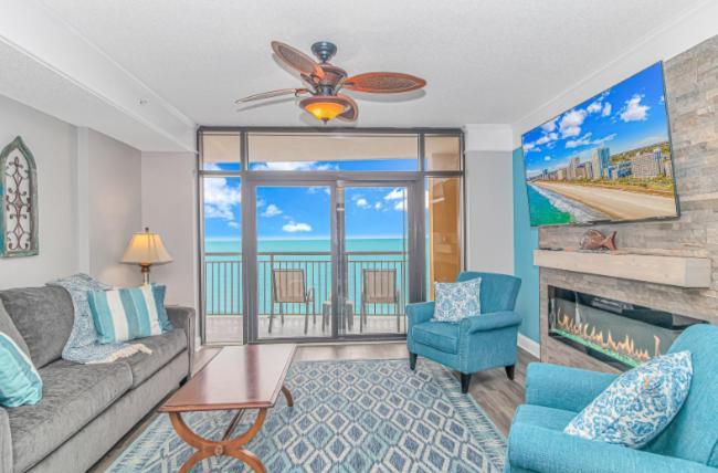Stunning Double Balcony- Oceanfront 2 Bedroom, 2 Bath- Anderson Ocean Club 905 Myrtle Beach Esterno foto